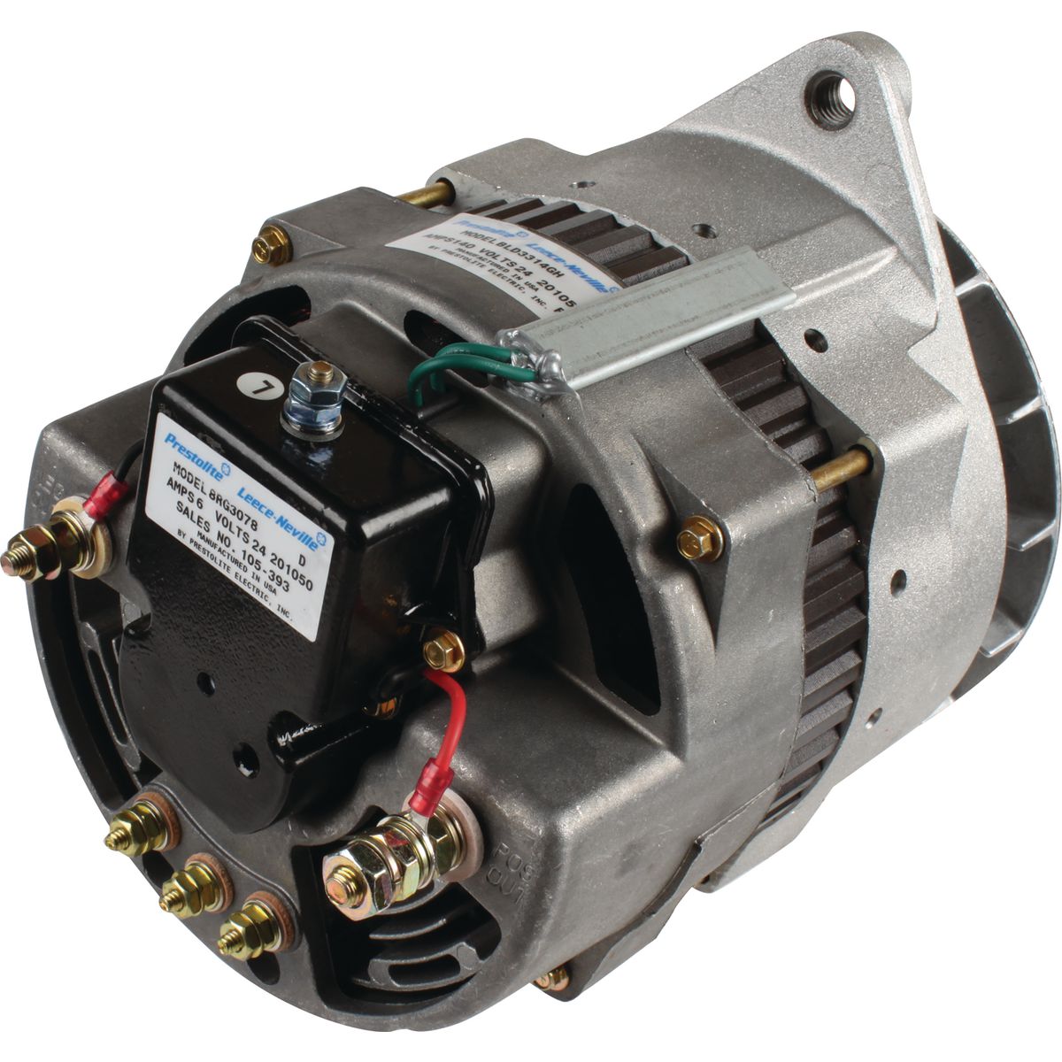 thumbnail image 2 of Leece-Neville Prestolite 24v 175 Amp High Output Alternator For Land Rover 2 of 6