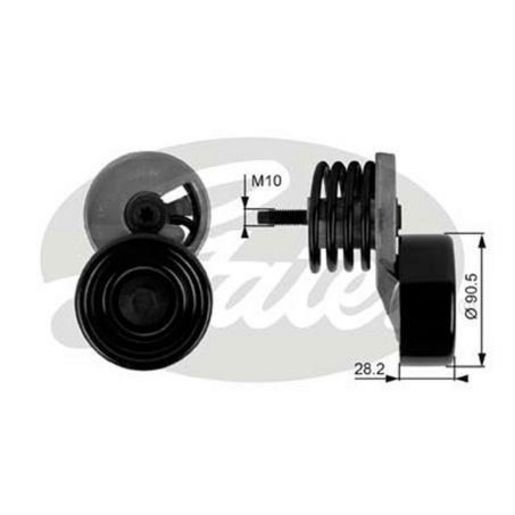 Tendeur De Courroie Gates 39010 DriveAlign - Pour BMW Série 1, 3, X1, X3, Pièce Neuve