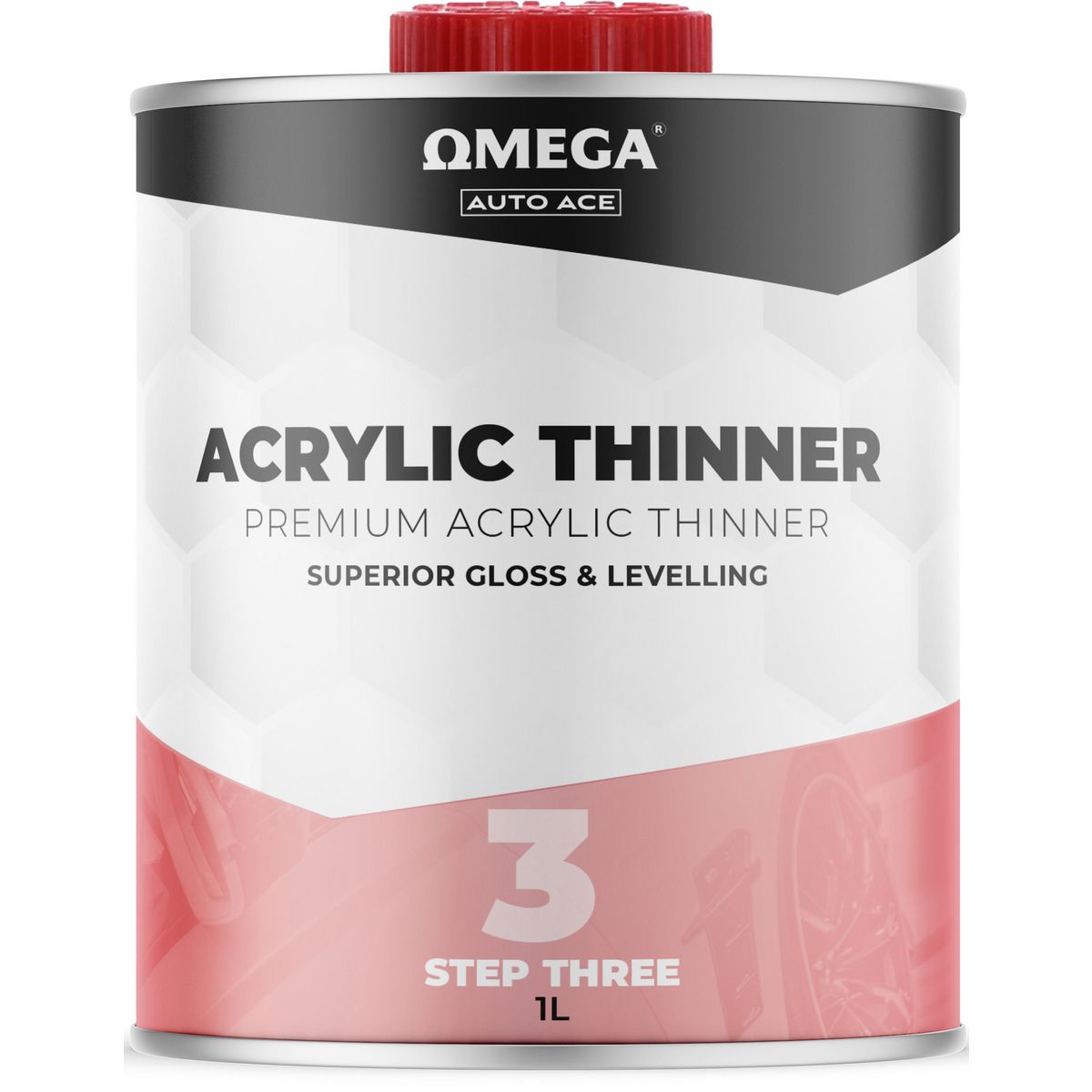 Omega Premium Acrylic Thinners 1L - AA-AT1L - Paint Thinners & Solvents ...