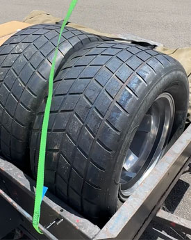 Image of load on the back of a trailer.