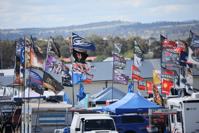 Camping at Bathurst