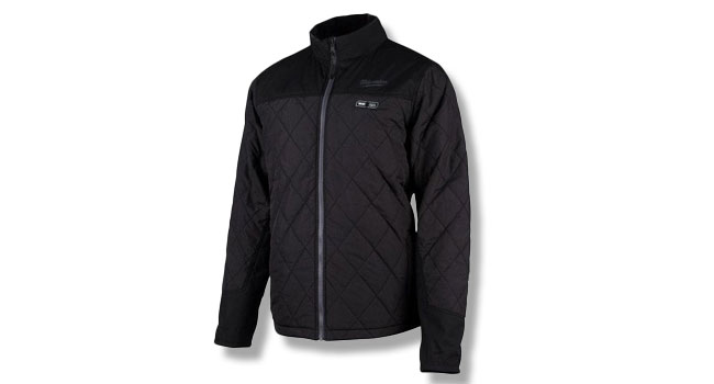Image of the Milwaukee M12 AXIS Heated Jacket in black